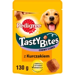 PEDIGREE Tasty Bites Chewy Cubes snack con pollo per cani 6x130g