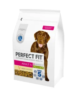 PERFECT FIT Adult 1+ Alimento secco completo ricco di pollo per cani adulti di razza grande 3 x 2,6 kg
