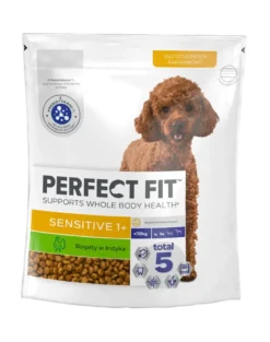 PERFECT FIT Sensitive 1+ Alimento secco completo ricco di tacchino per cani adulti di piccola taglia 6x825 g