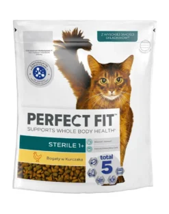 PERFECT FIT (Sterile 1+) 750g Cibo secco ricco di pollo per gatti dopo la sterilizzazione