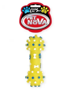PET NOVA DOG LIFE STYLE Manubrio con linguette 12cm giallo