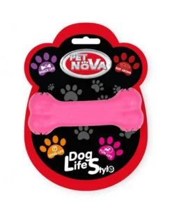 PET NOVA DOG LIFE STYLE Osso da trattare 11 cm, rosa, aroma di manzo