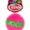 PET NOVA DOG LIFE STYLE Palla WOOF 8 cm rosa