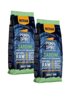 PRIMAL SPIRIT Iberian Adult Sardine 2x12kgcon sardine per cani adulti