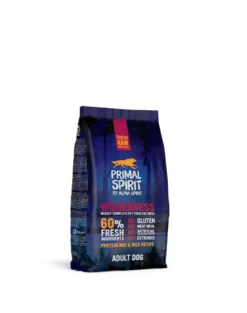 PRIMAL SPIRIT 60% Wilderness alimento morbido per cani al maiale 1 kg