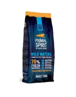 PRIMAL SPIRIT Wild Waters cibo morbido per cani pesce 12 kg