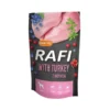 RAFI cibo umido per cani con tacchino, mirtilli e mirtilli rossi 500 g