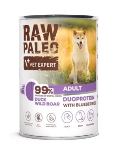 RAW PALEO Duck Boar Adult 400g cibo umido per cani anatra e cinghiale