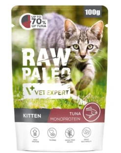 RAW PALEO Monoprotein Kitten Tuna 100 g per gattini con tonno