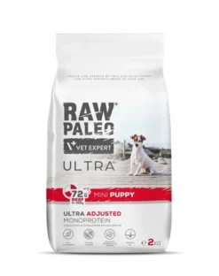 RAW PALEO Ultra Beef Mini Puppy 2kg per cuccioli di razza piccola manzo