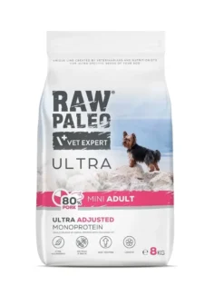 RAW PALEO Ultra Pork Mini Adult 8kg per cani adulti di taglia piccola con carne di maiale