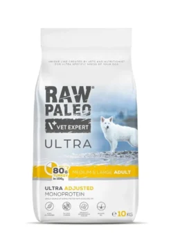 RAW PALEO Ultra Turkey Medium & Large Adult 20 kg (2 x 10 kg) per cani adulti di taglia media e grande al tacchino