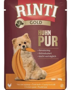 RINTI Chicken Pure Mini pollo in bustina per cani di piccola taglia 100 g