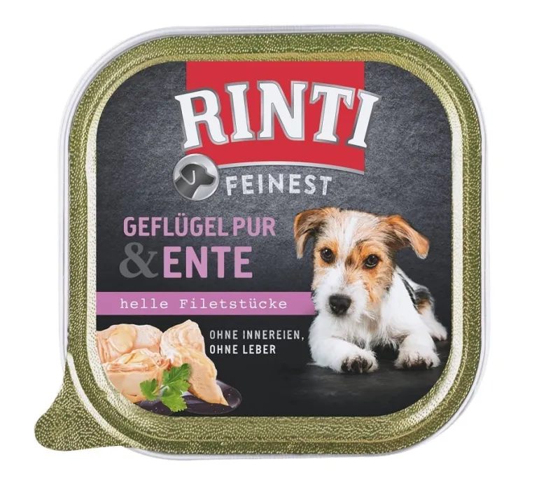 RINTI Feinest Poultry Pure&Duck vaschetta pollame e anatra 48x150 g