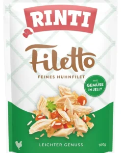 RINTI Filetto in Jelly Chicken&Vegetables bustina di pollo e verdure in gelatina 100g