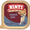 RINTI Gold Chicken&Goose Mini pollo e oca in vaschetta 100 g