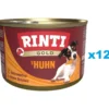 RINTI Gold Chicken Mini Pollo per cani di razza piccola 12x185 g