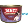 RINTI Gold Goose Mini Oca per cani di razza piccola 12x185 g