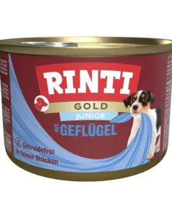 RINTI Gold Junior Poultry Mini Pollame per cuccioli di razza piccola 24x185 g