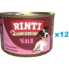 RINTI Gold Veal Mini Agnello per cani di piccola taglia 12x185 g