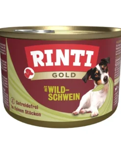 RINTI Gold Wild boar Mini Cinghiale per cani di razza piccola 12x185 g