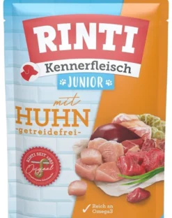 RINTI Kennerfleisch Junior Chicken Pollo bustina 400 g