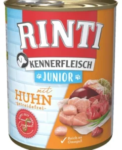 RINTI Kennerfleish Junior Chicken con pollo per cuccioli 12 x 400g