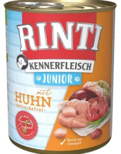 RINTI Kennerfleish Junior Chicken 400 g con pollo per cuccioli