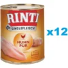 RINTI Singlefleisch Chicken Pure pollo monoproteico 12 x 800g