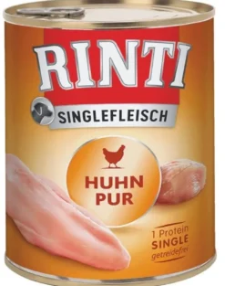 RINTI Singlefleisch Chicken Pure pollo monoproteico 12 x 800g
