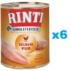 RINTI Singlefleisch Chicken Pure pollo monoproteico 6 x 800g