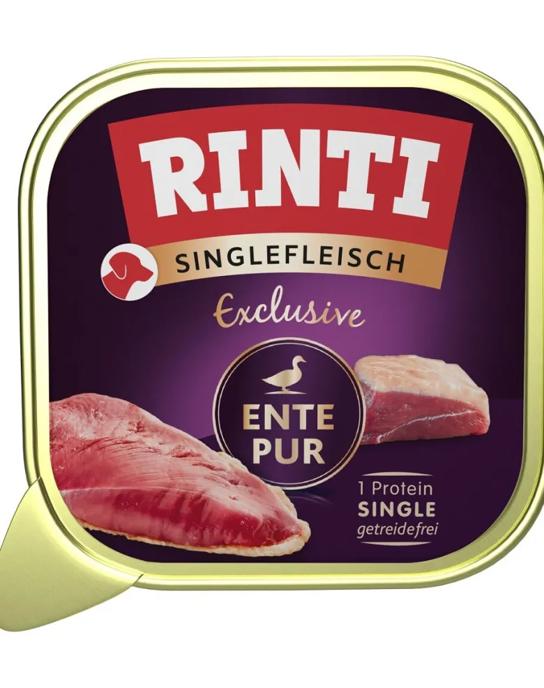 RINTI Singlefleisch Exclusive Duck Pure alimento monoproteico con anatra 150 g