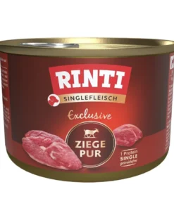 RINTI Singlefleisch Exclusive Goat Pure alimento monoproteico con carne di capra 185g