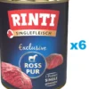 RINTI Singlefleisch Exclusive Poultry Pure alimento monoproteico cavallo 6x800 g
