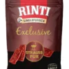 RINTI Singlefleisch Exclusive Snack Ostrich Snack con struzzo per cani 50g