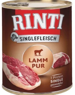 RINTI Singlefleisch Lamb Pure agnello monoproteico 12 x 800g
