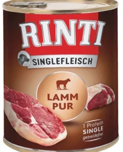 RINTI Singlefleisch Lamb Pure agnello monoproteico 6 x 800g