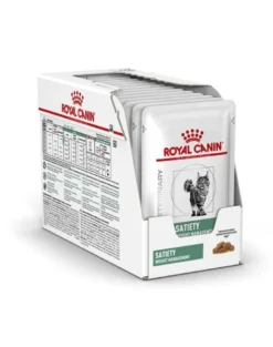 ROYAL CANIN Cat Satiety Weight Management 48 x 85g cibo umido in salsa per gatti adulti in sovrappeso o obesi