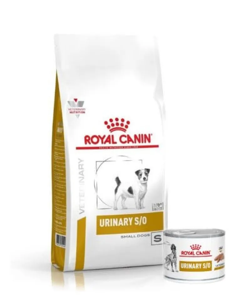 ROYAL CANIN Dog urinary small 8 kg + Urinary 12 x 200g