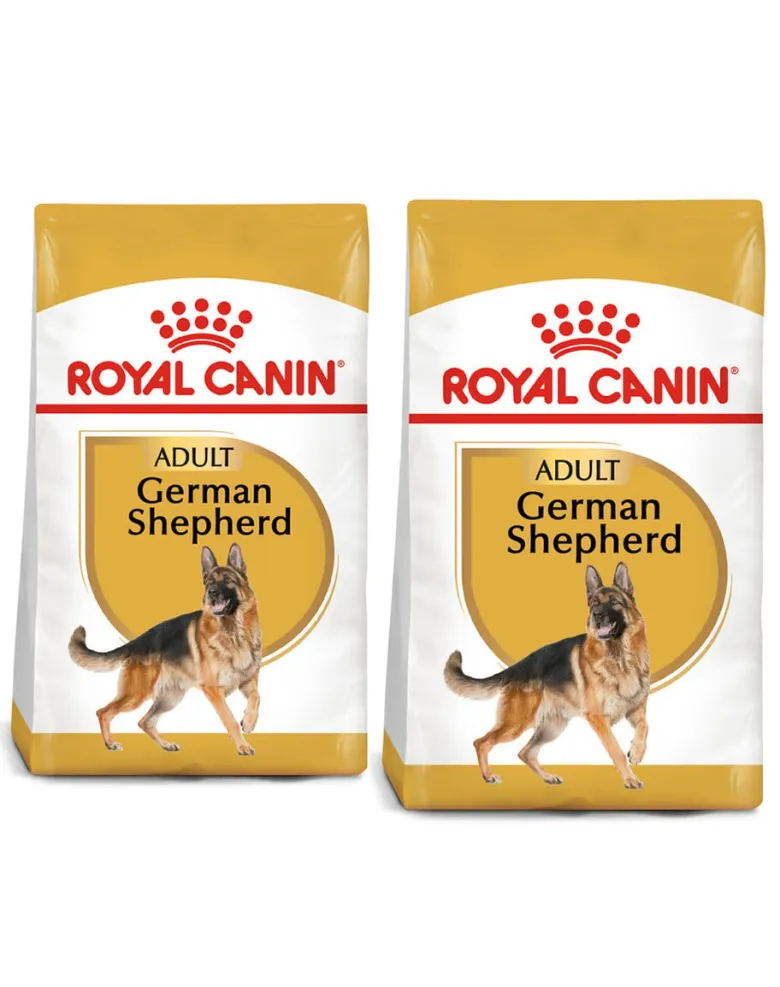 ROYAL CANIN German Shepherd Adult - croccantini per cani adulti di razza pastore tedesco 22kg (2 x 11kg)