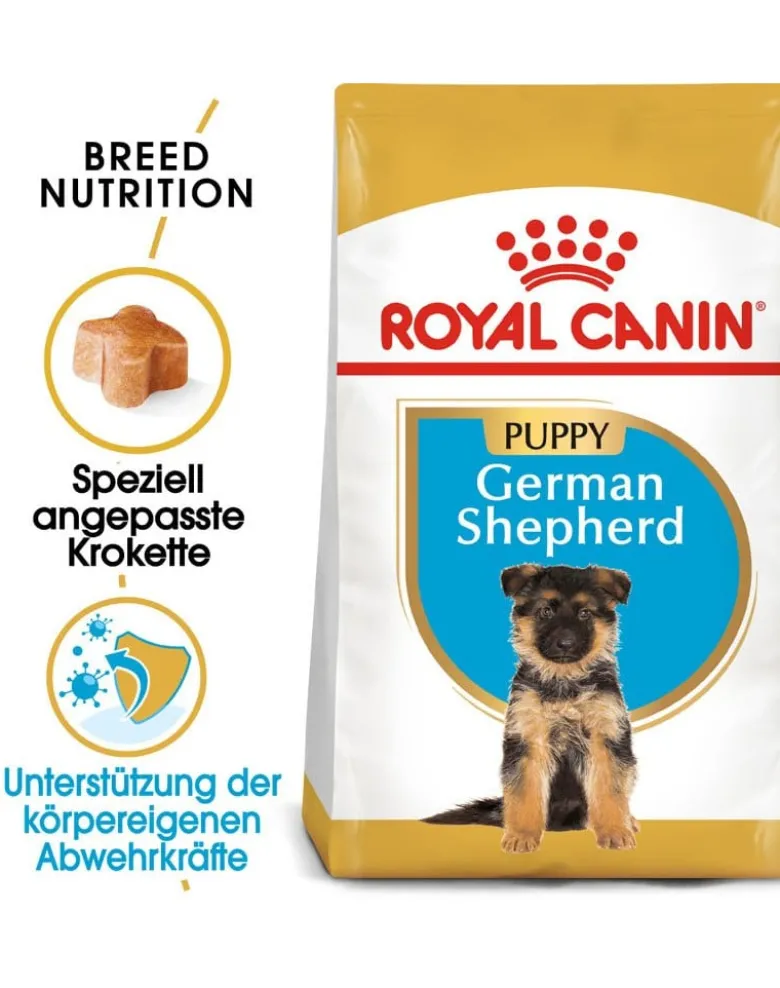 ROYAL CANIN German Shepherd Puppy alimento secco per cuccioli fino a 15 mesi, razza pastore tedesco 12 kg