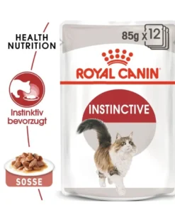 ROYAL CANIN Instinctive 48x85 g Cibo umido in salsa per gatti adulti schizzinosi