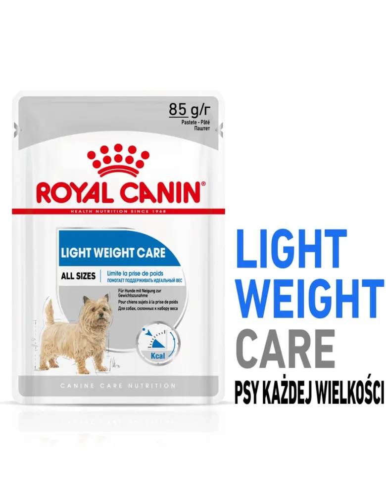 ROYAL CANIN Light Weight Care cibo umido - pâté per cani adulti con tendenza al sovrappeso 12 x 85 g