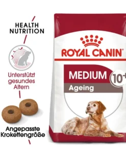 ROYAL CANIN Medium Ageing 10+ 30 kg (2 x 15 kg) cibo secco per cani maturi di età superiore ai 10 anni, razze di media taglia