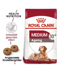 ROYAL CANIN Medium Ageing 10+ 30 kg (2 x 15 kg) cibo secco per cani maturi di età superiore ai 10 anni, razze di media taglia
