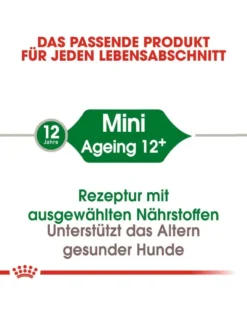 ROYAL CANIN Mini Adult 12+ 3.5 kg cibo secco per cani maturi di età superiore a 12 anni, razze di piccola taglia