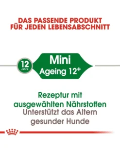 ROYAL CANIN Mini Adult 12+ 1.5 kg cibo secco per cani maturi di età superiore a 12 anni, razze di piccola taglia