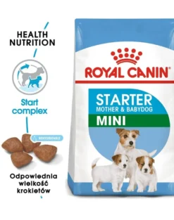 ROYAL CANIN Mini Starter Mother& Babydog 4kg cibo secco per la gravidanza, allattamento e cuccioli da 4 a 8 settimane, razze piccole