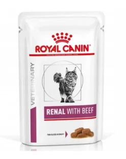 ROYAL CANIN Renal Feline Beef 12 x 85g cibo umido per gatti con insufficienza renale cronica