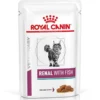 ROYAL CANIN Renal with Fish 12 x 85g cibo umido per gatti con insufficienza renale cronica